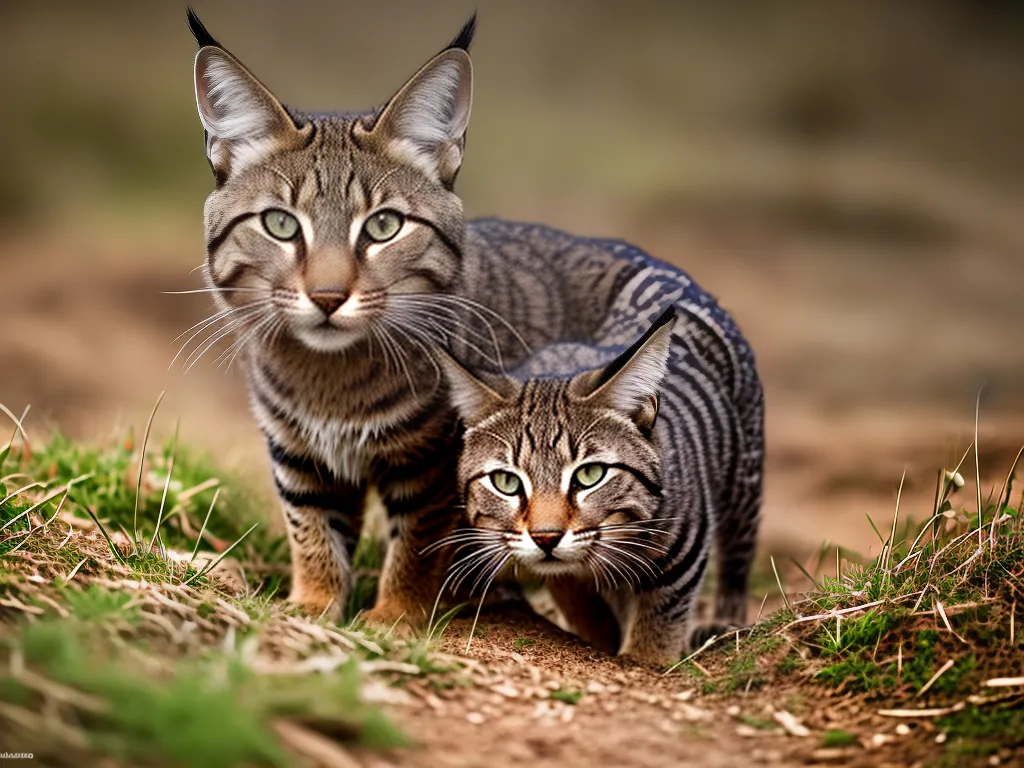 Planta Comunicacao Linguagem Corporal Gatos Selvagens Europeus