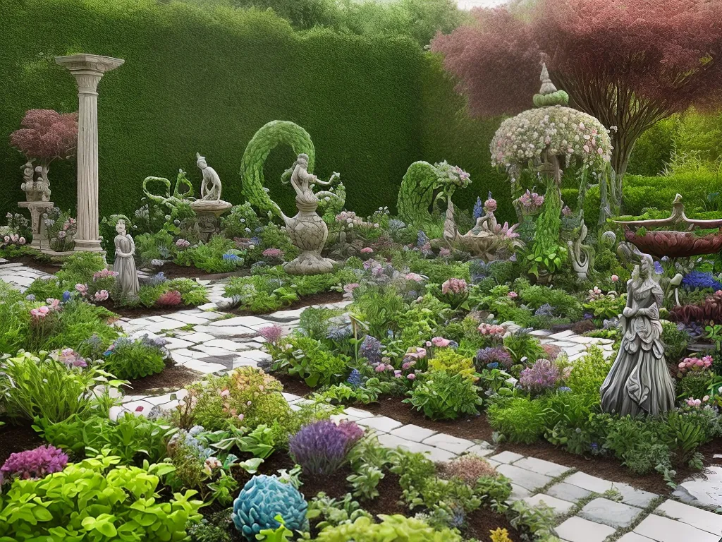 Planta Esculturas Botanicas Decorando Seu Jardim Com Arte