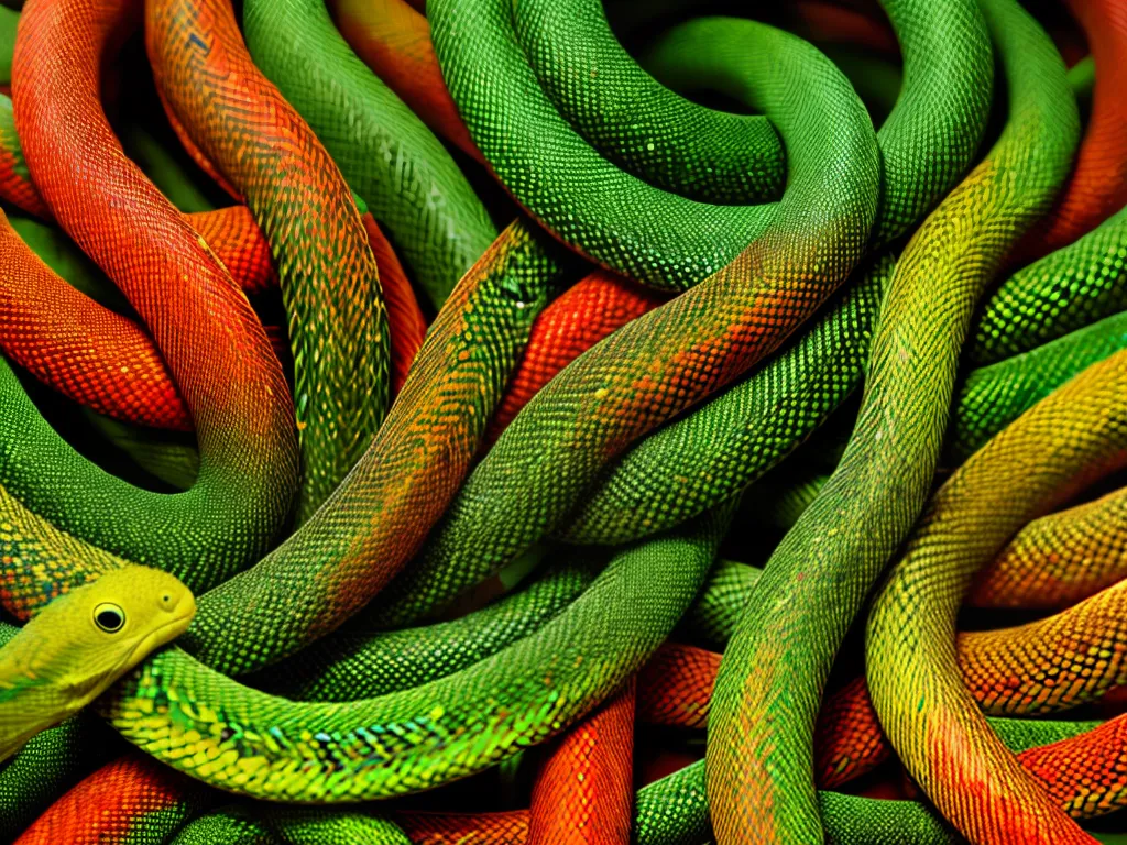 Planta Evolucao Cobras Genero Atheris