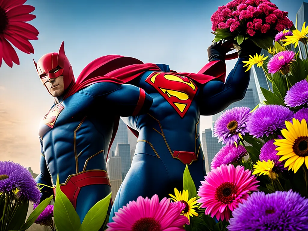 Planta Flores Representacao Filmes Super Herois