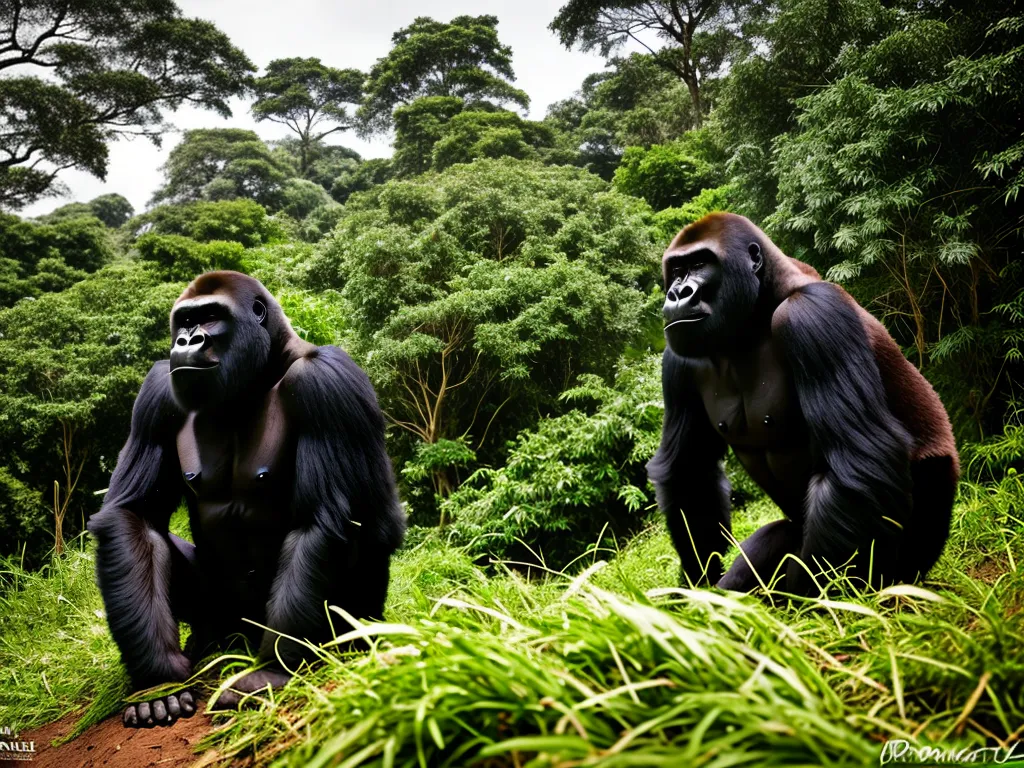 Planta Gorilla Gorilla Vida Social Gorilas