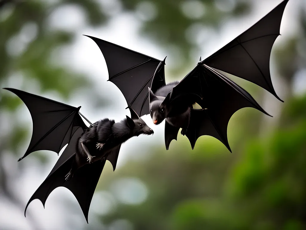 Planta Habilidades De Voo Dos Morcegos