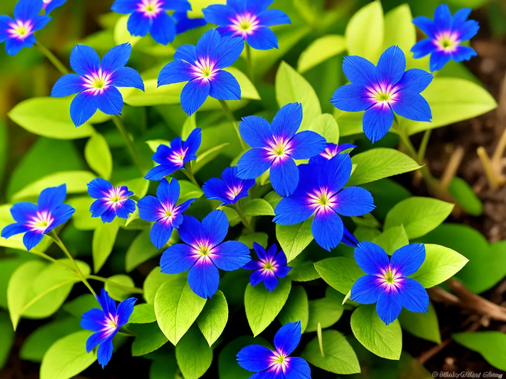 Planta Lobelia Erinus Lobelia Azul