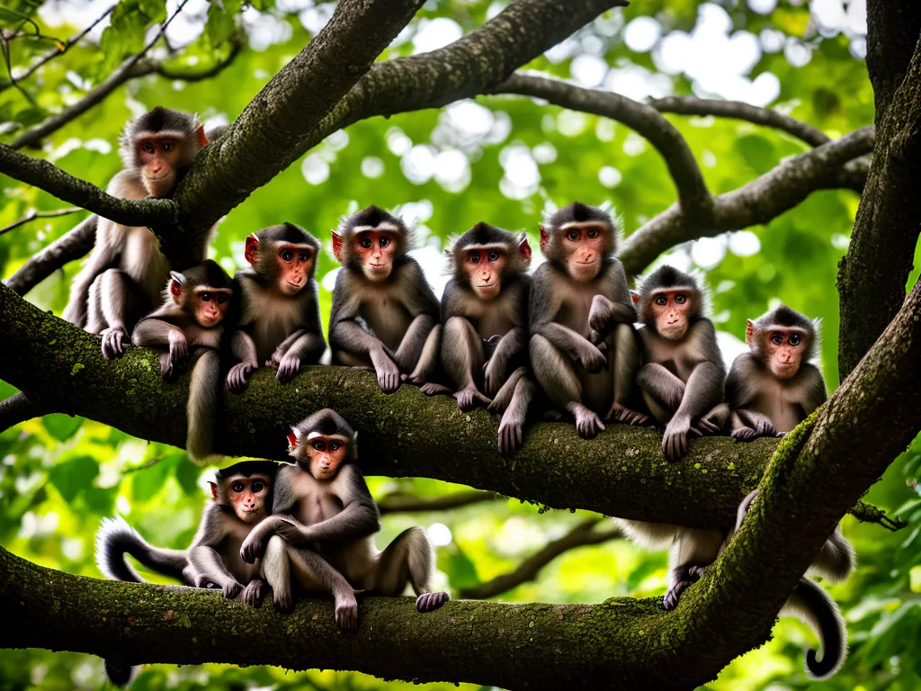 Vida Coletiva dos Macacos-Rhesus: Macaca Fascicularis 4
