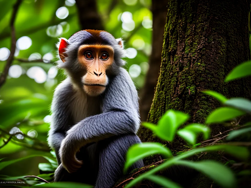 Planta Macaco Camuflado Floresta Predadores