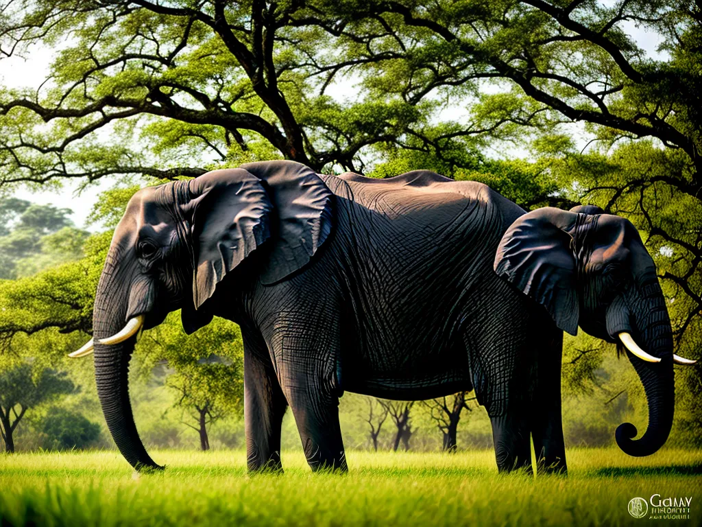 Planta Maiores Mamiferos Terrestres Elefantes