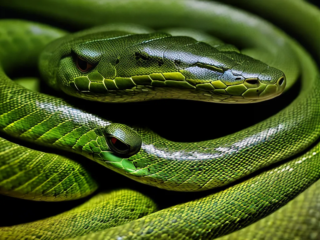 Planta Os Segredos Da Vida De Uma Anaconda Verde