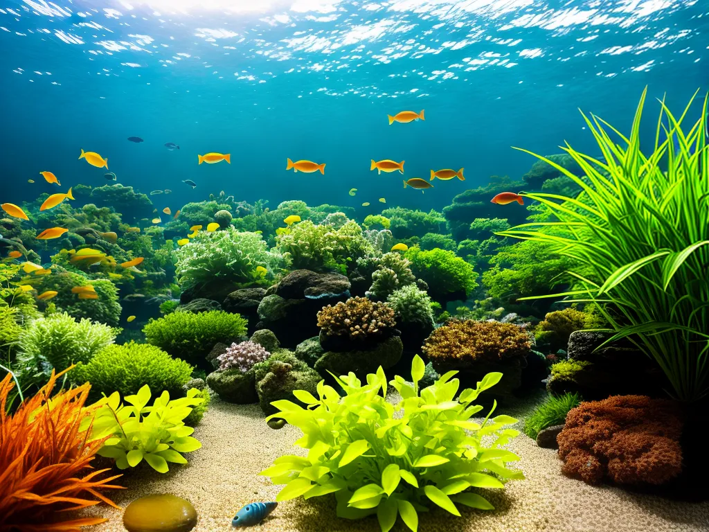 Planta Papel Dos Peixes Na Aquaponia