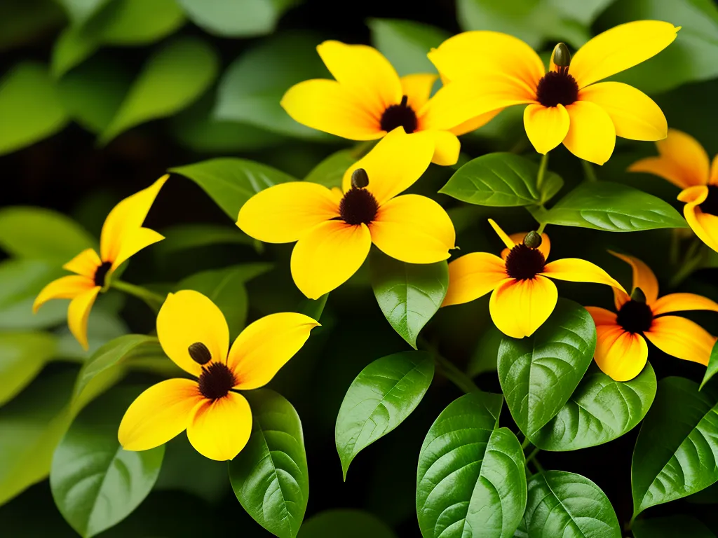 Suzana-Negros: a Beleza da Thunbergia Alata 5 Suzana-Negros: a Beleza da Thunbergia Alata 4