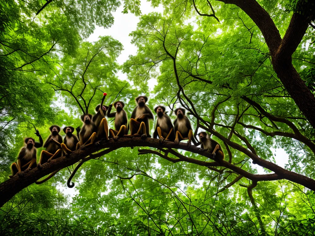 Planta Tipos Macacos Florestas Tropicais