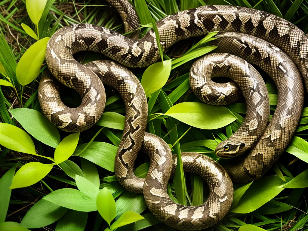 Planta Vida Conservacao Serpentes Python