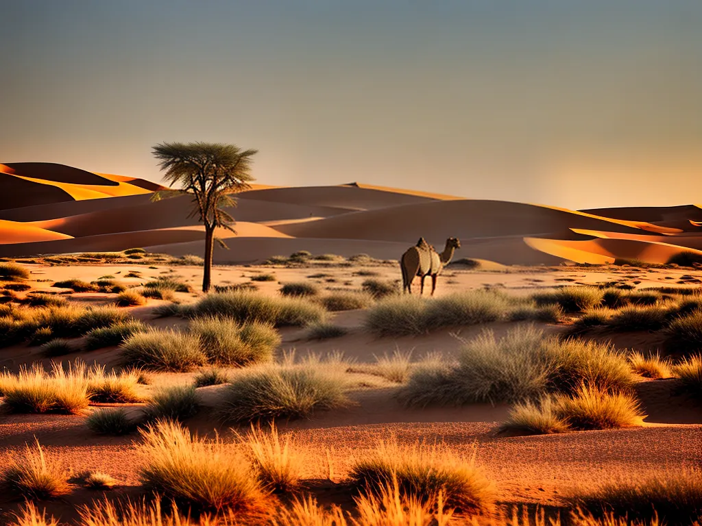 Planta Vida Selvagem Desertos Mamiferos Habitam Areas Aridas